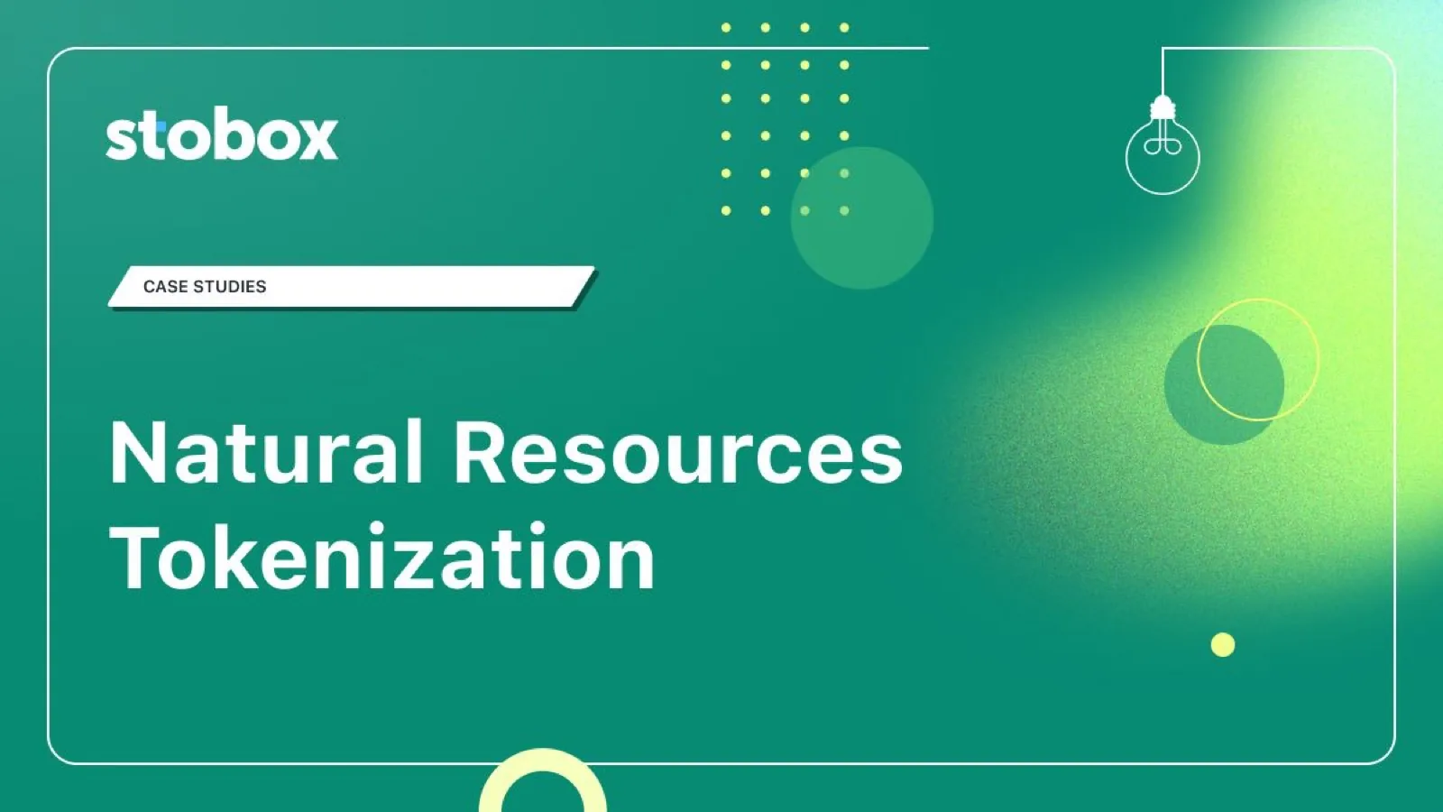 Natural Resources Tokenization:
Case Studies
